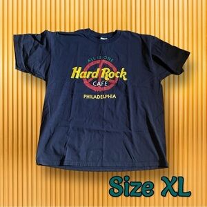 Hard Rock Cafe Men’s All for One Philadelphia T-shirt Size XL